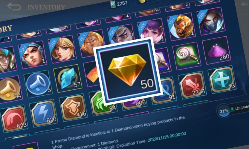 Bagaimana Cara Pakai Diamond Kuning Mobile Legend?
