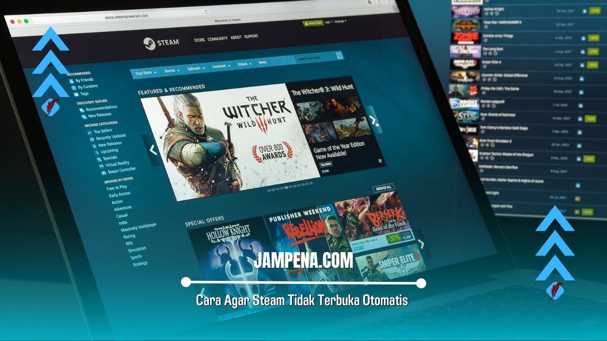 Cara Agar Steam Tidak Terbuka Otomatis