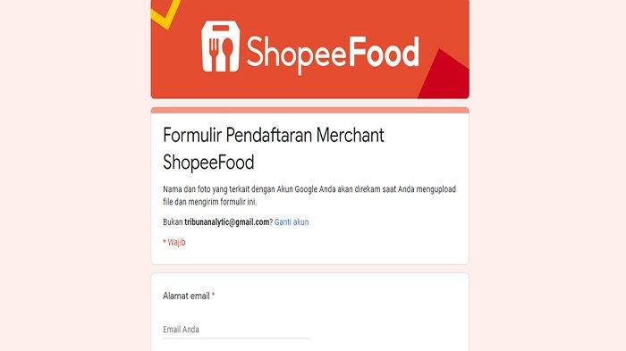 Daftar Shopee Food Merchant