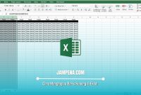 Cara Menghapus Baris Kosong di Excel