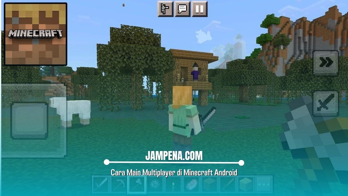 Cara Main Multiplayer di Minecraft Android