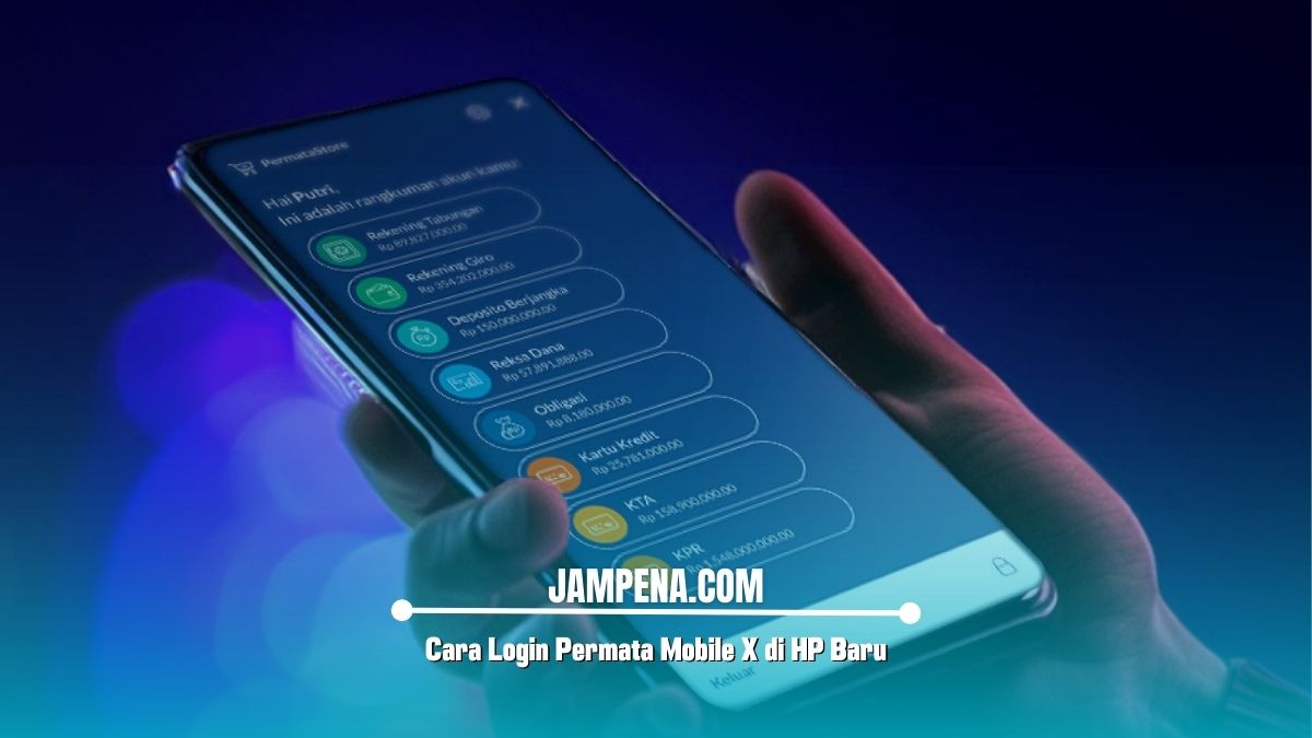 Cara Login Permata Mobile X di HP Baru