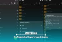 12 Cara Mengembalikan File yang Terhapus di ZArchiver