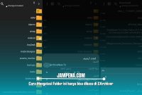 Cara Mengatasi Folder ini hanya bisa dibaca di ZArchiver