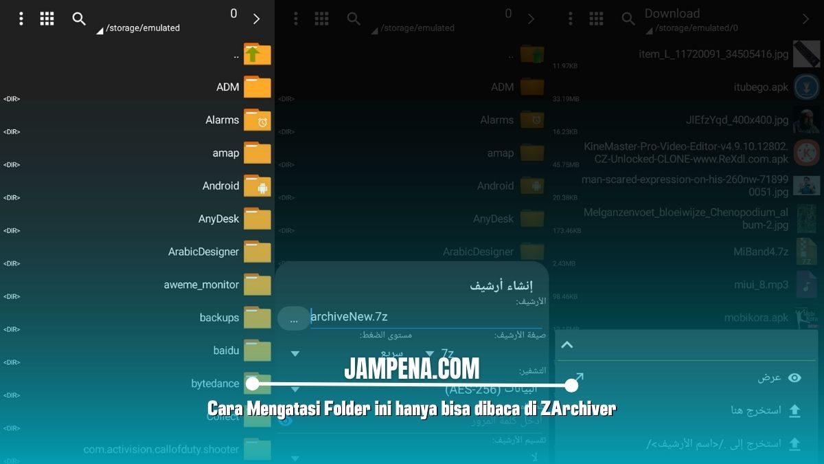 Cara Mengatasi Folder ini hanya bisa dibaca di ZArchiver