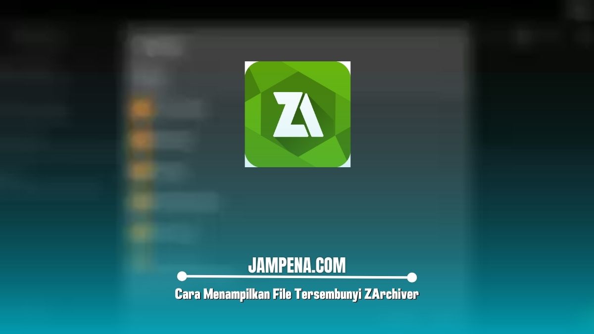 Cara Menampilkan File Tersembunyi ZArchiver