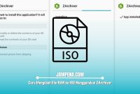 Cara Mengubah File RAR ke ISO