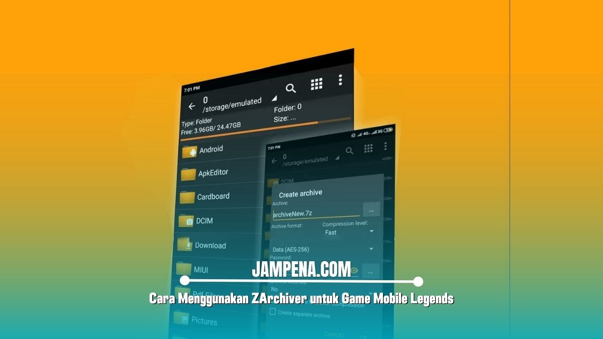 Cara Menggunakan ZArchiver untuk Game Mobile Legends