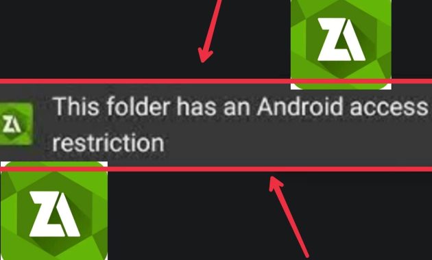 Cara Mengatasi "This folder has an Android access restriction" di ZArchiver