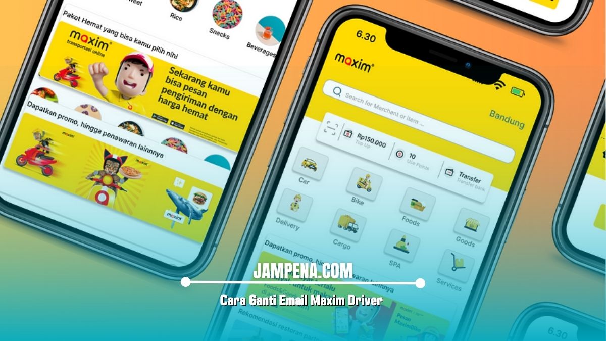 Cara Ganti Email Maxim Driver