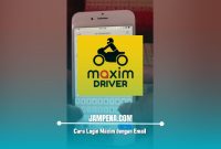 Cara Login Maxim dengan Email