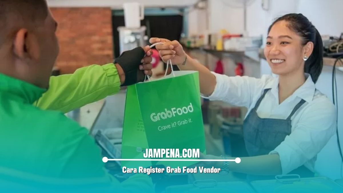 Cara Register Grab Food Vendor