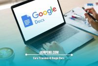 Cara Translate di Google Docs