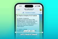 Cara Translate di Telegram