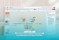 Cara Memasukkan Link Dalam PowerPoint