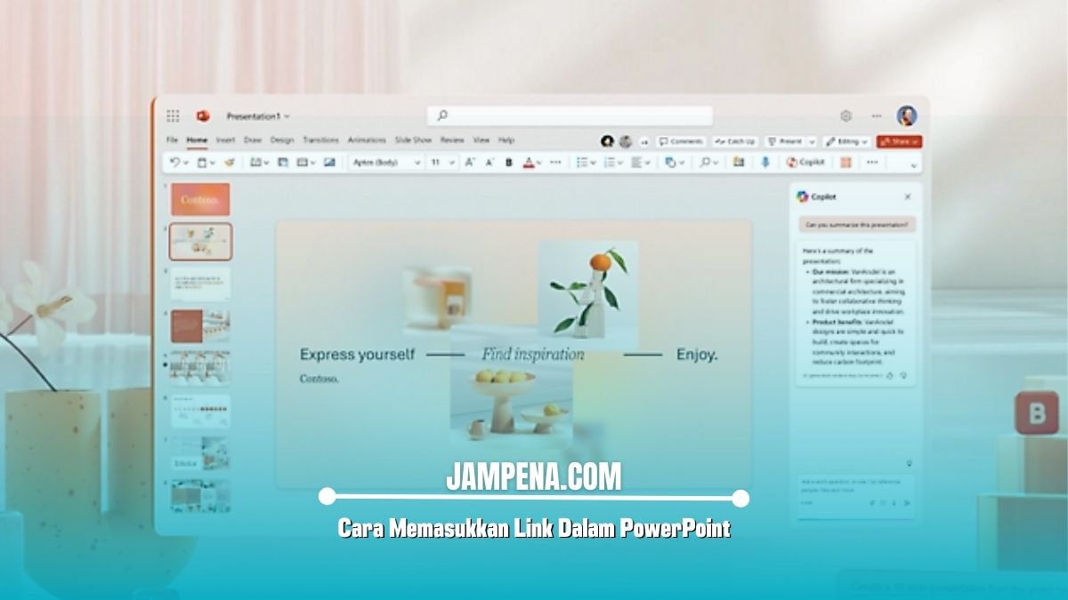 Cara Memasukkan Link Dalam PowerPoint