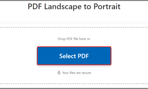 Cara Mengubah Tampilan PDF dari Landscape ke Portrait