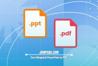 Cara Mengubah PowerPoint ke PDF