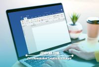 Cara Memunculkan Tampilan Atas di Word