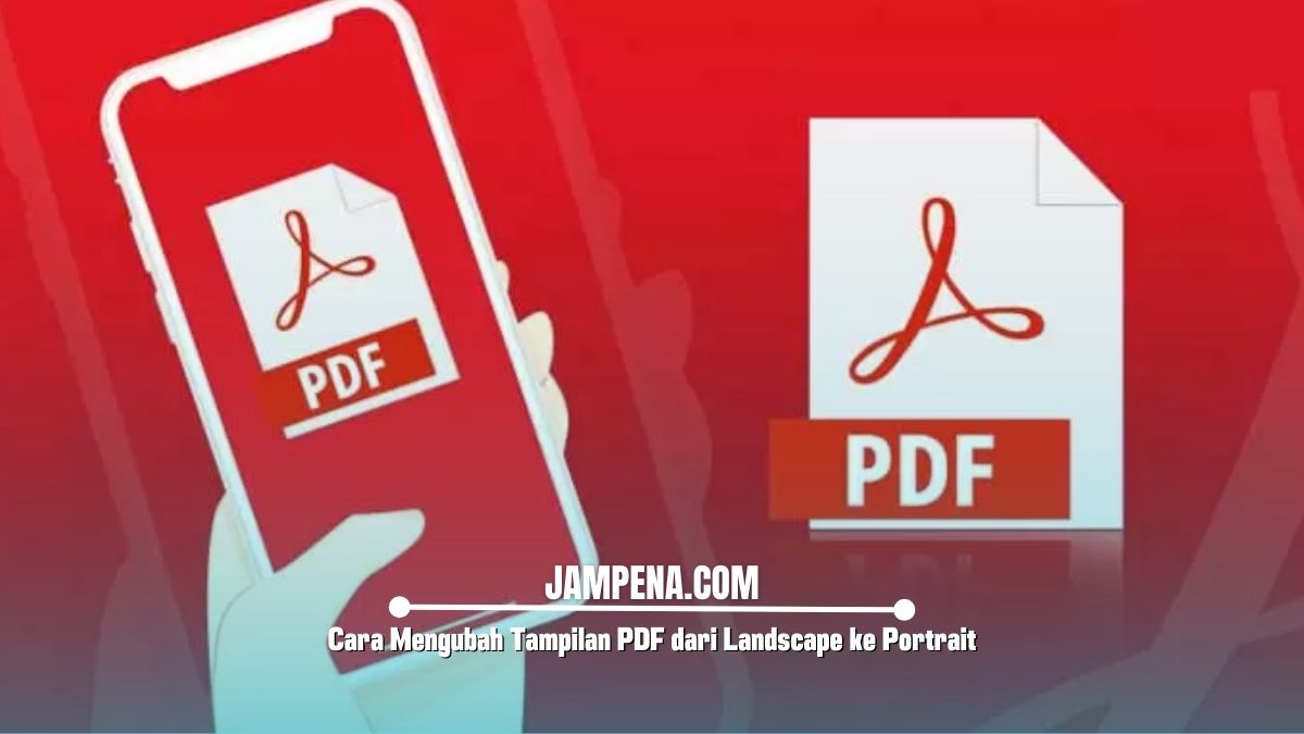 Cara Mengubah Tampilan PDF dari Landscape ke Portrait