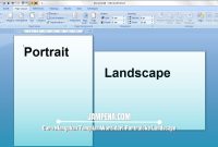 Cara Mengubah Tampilan Word dari Portrait ke Landscape