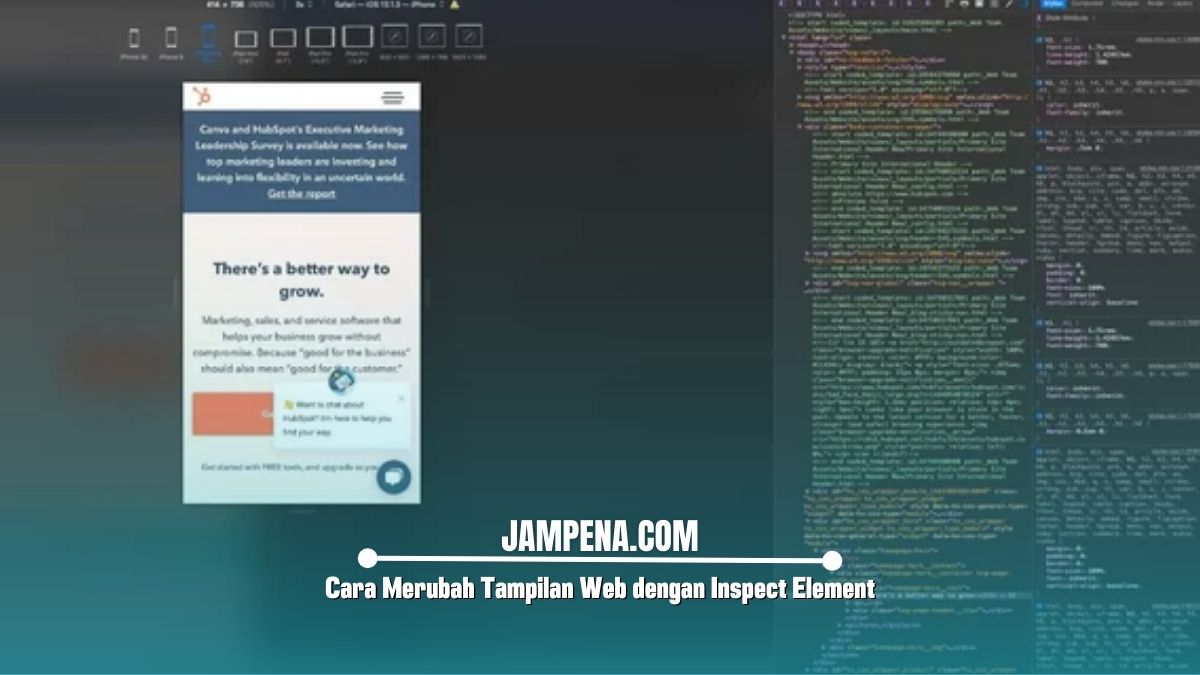 Cara Merubah Tampilan Web dengan Inspect Element