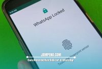 Cara Menonaktifkan Sidik Jari di WhatsApp