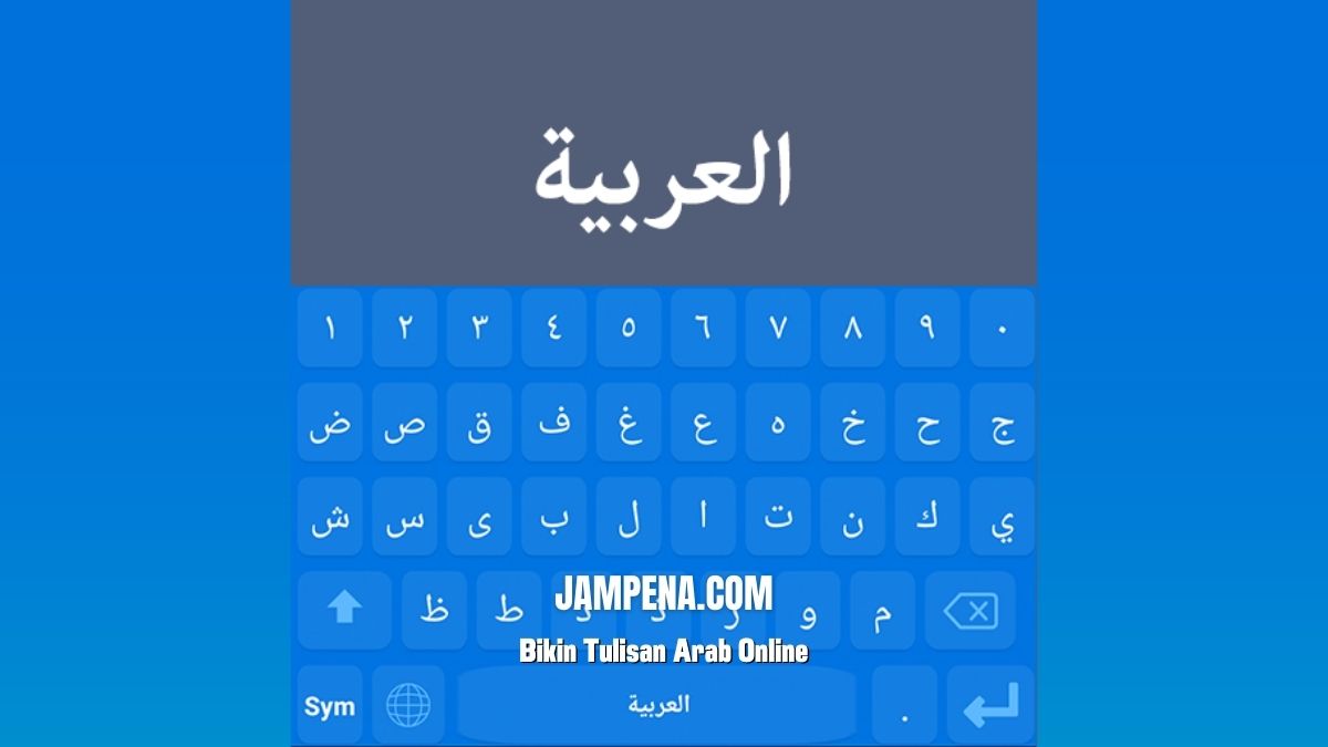 Bikin Tulisan Arab Online