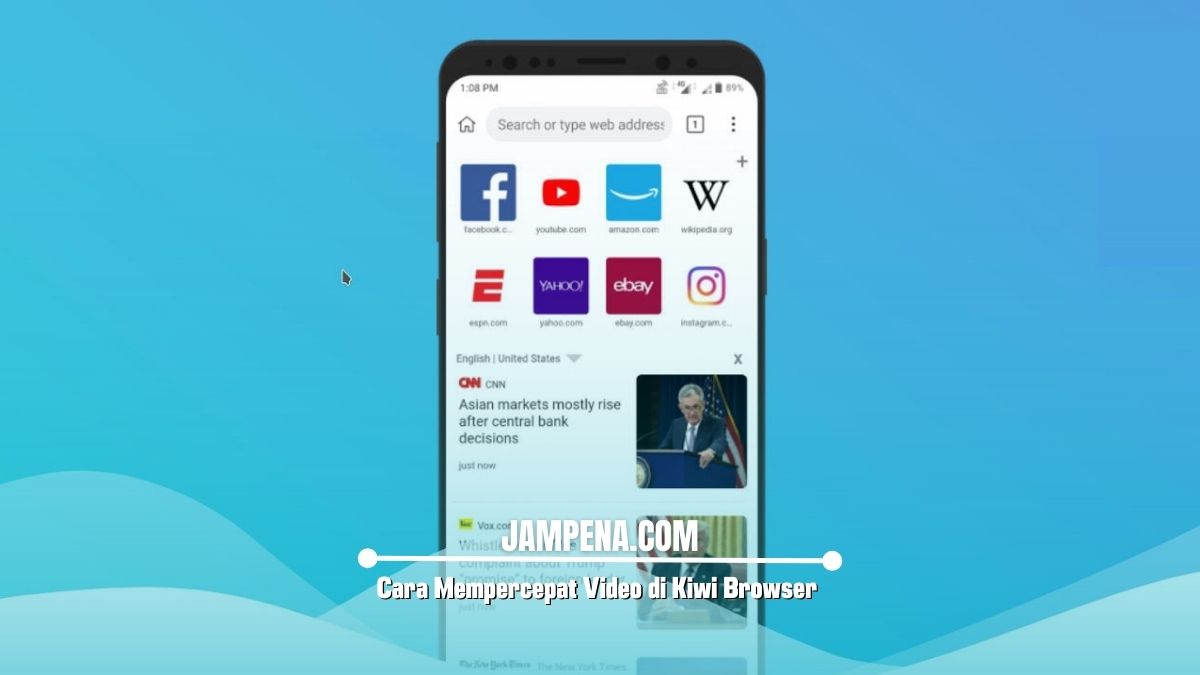 Cara Mempercepat Video di Kiwi Browser