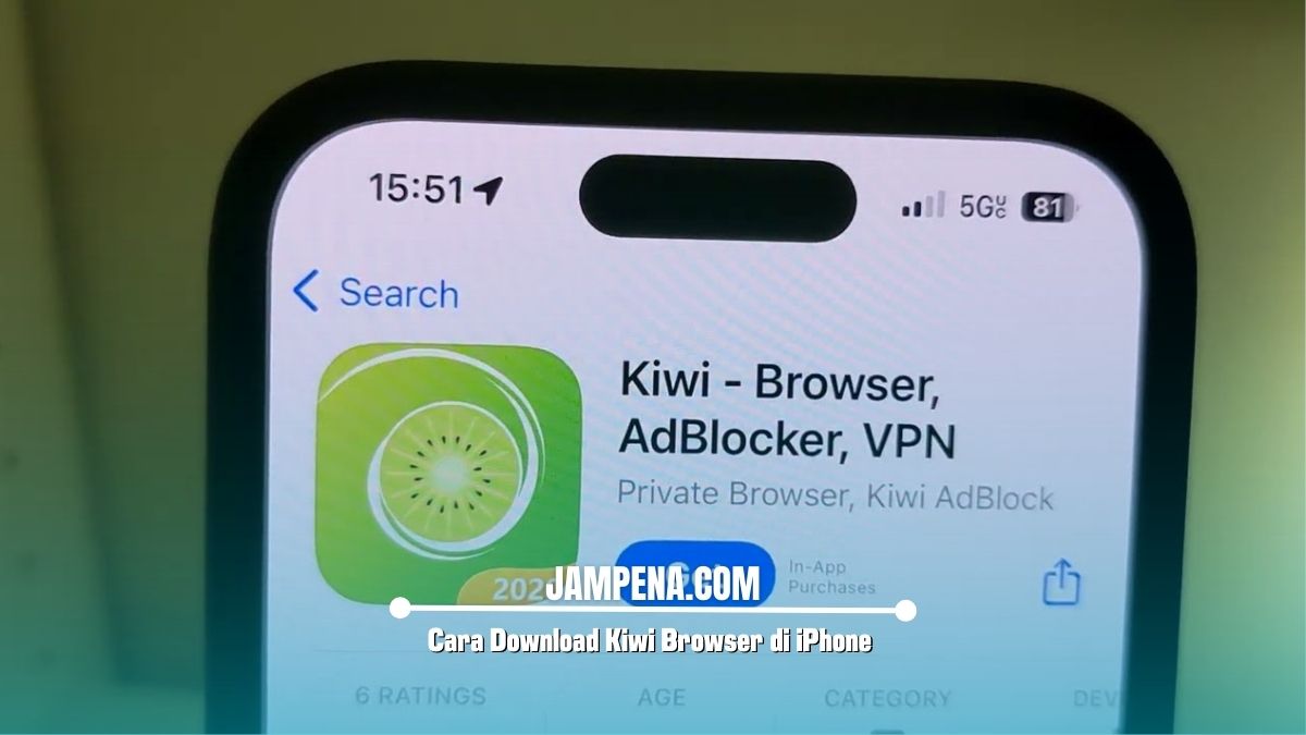 Cara Download Kiwi Browser di iPhone