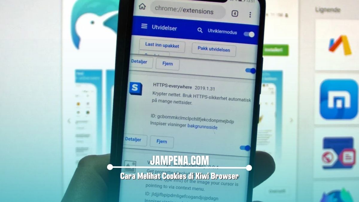 Cara Melihat Cookies di Kiwi Browser