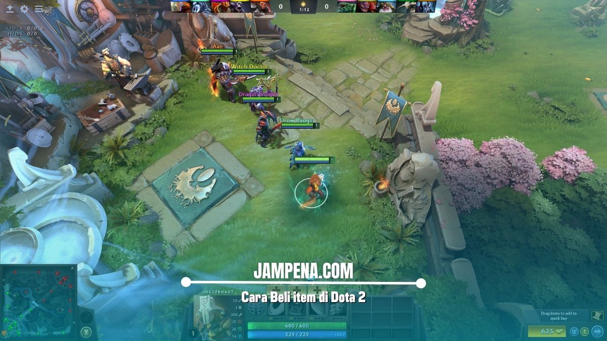 Cara Beli item di Dota 2