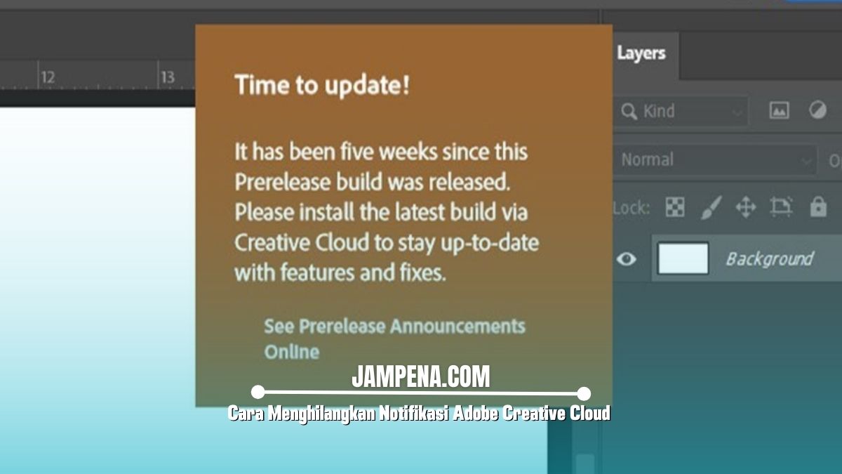 Cara Menghilangkan Notifikasi Adobe Creative Cloud