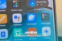 Cara Mengizinkan MI Browser Mengakses Kamera
