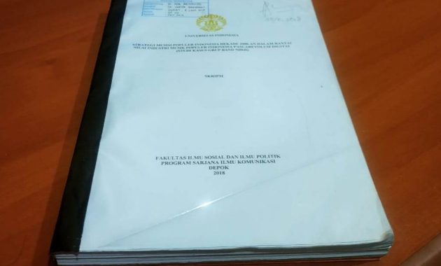 Cara Menulis Skripsi yang Baik dan Benar