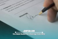 Cara Mudah Membuat Surat Keterangan Usaha Online
