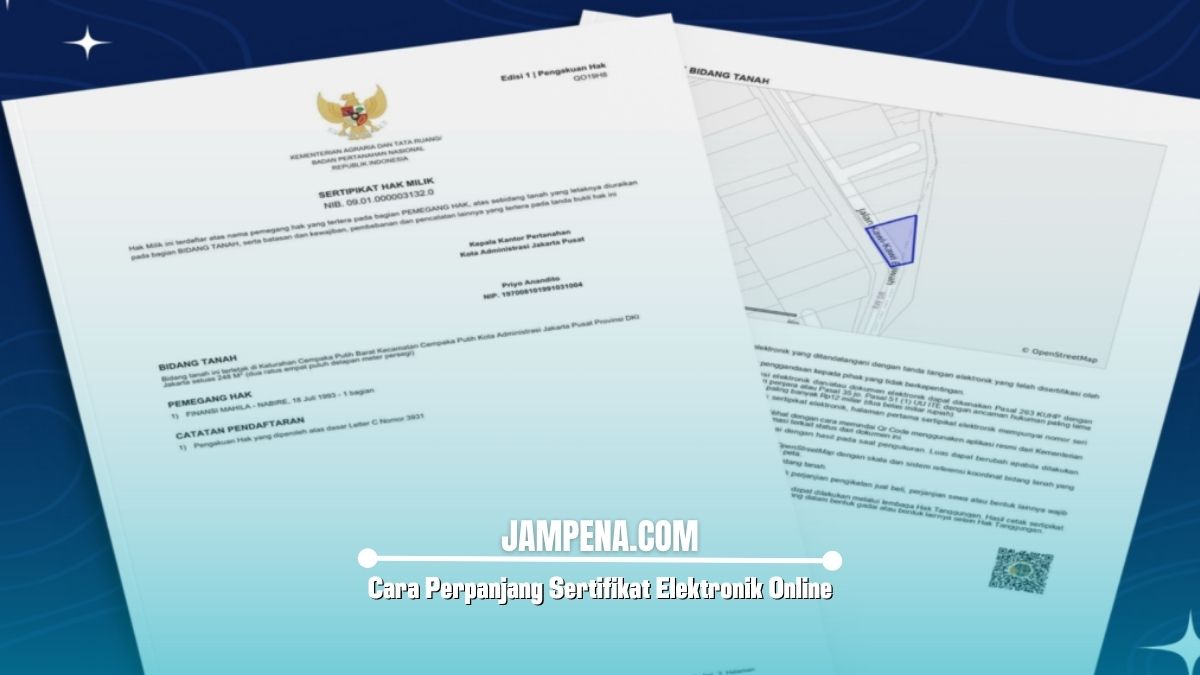 Cara Perpanjang Sertifikat Elektronik Online