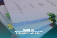 Cara Menulis Skripsi yang Baik dan Benar