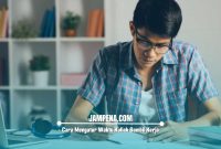 Cara Mengatur Waktu Kuliah Sambil Kerja